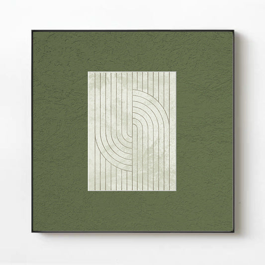Allure of Artistic Escape on The Green Wall Art
