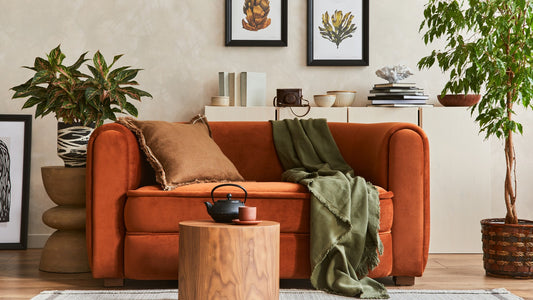 orange home decor