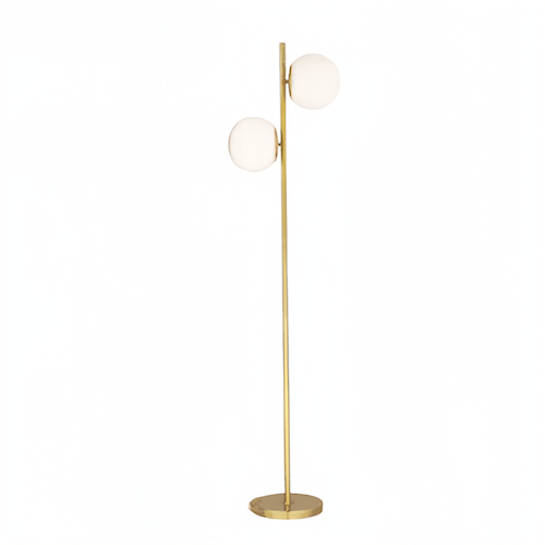 Glass Ball Floor Lamp | Modern Elegance