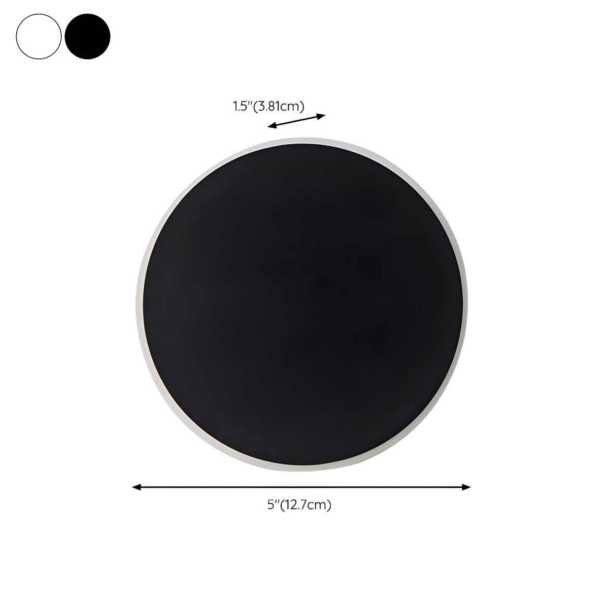 Modern Style Round LED Outdoor Wall Lighting - Sleek Design