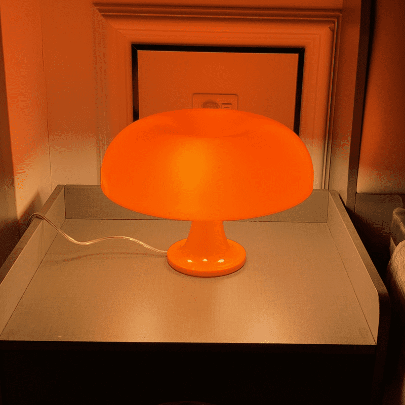 Nordic Orange Mushroom Lamp - orangme.com