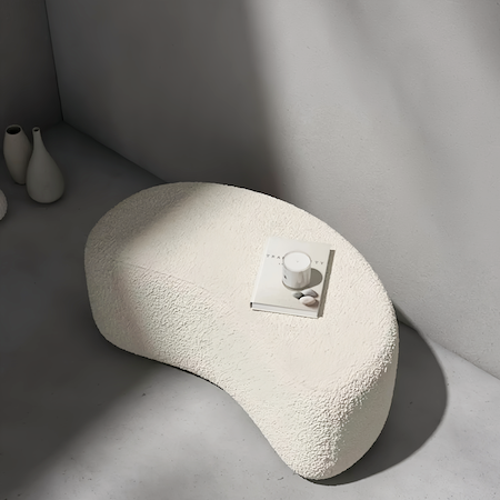 Stylish Upholstered Ottoman & Pouf - Orangme