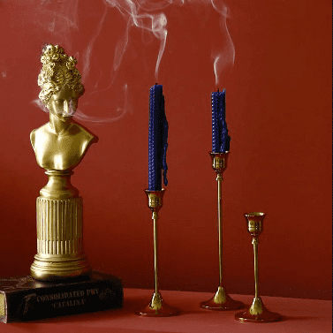 Vintage Candle Holder | Brass Candlesticks - Orangme