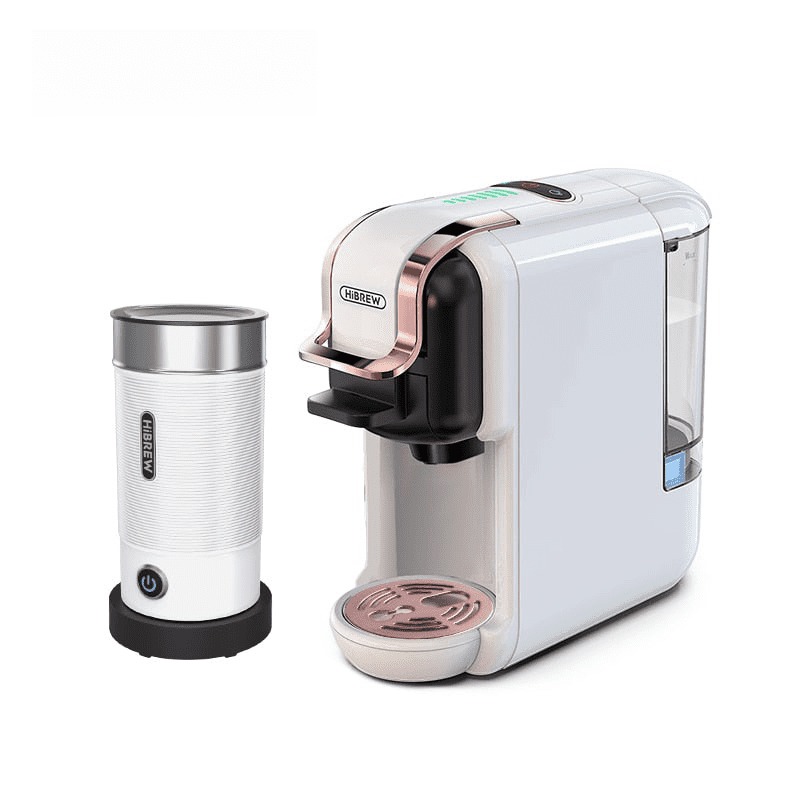 Multiple 5 in 1 White Coffee Maker - Orangme