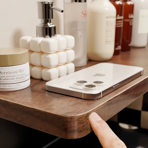 Hairdryer Holder: Elevate Bathroom & Bedroom Decor - orangme.com