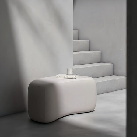 Stylish Upholstered Ottoman & Pouf - Orangme