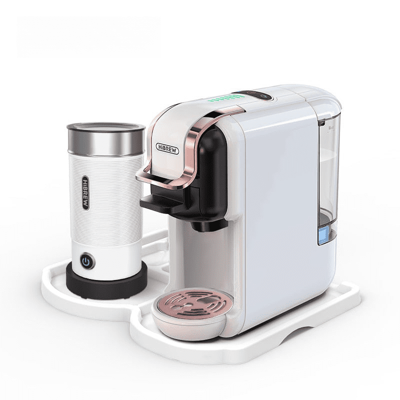 Multiple 5 in 1 White Coffee Maker - Orangme