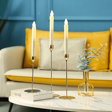 Vintage Candle Holder | Brass Candlesticks - Orangme