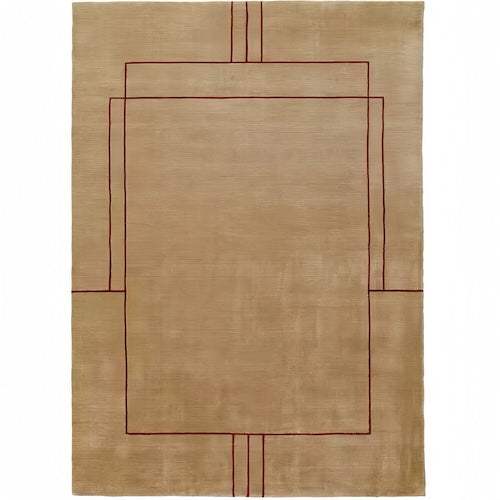 Grand tapis lavable de luxe rétro pour la décoration du salon