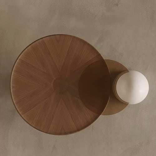 Elegant Walnut Wood Coffee Table Set – A Blend of Modern Minimalism an - Orangme