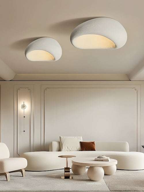 Japanese Wabi Sabi Led Ceiling Light | Timeless Aesthetic - Orangme