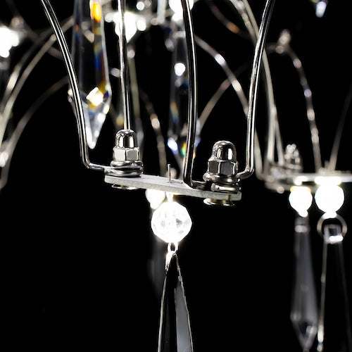 Crystal Chandelier - Stylish LED Design for Elegant Interiors - orangme.com