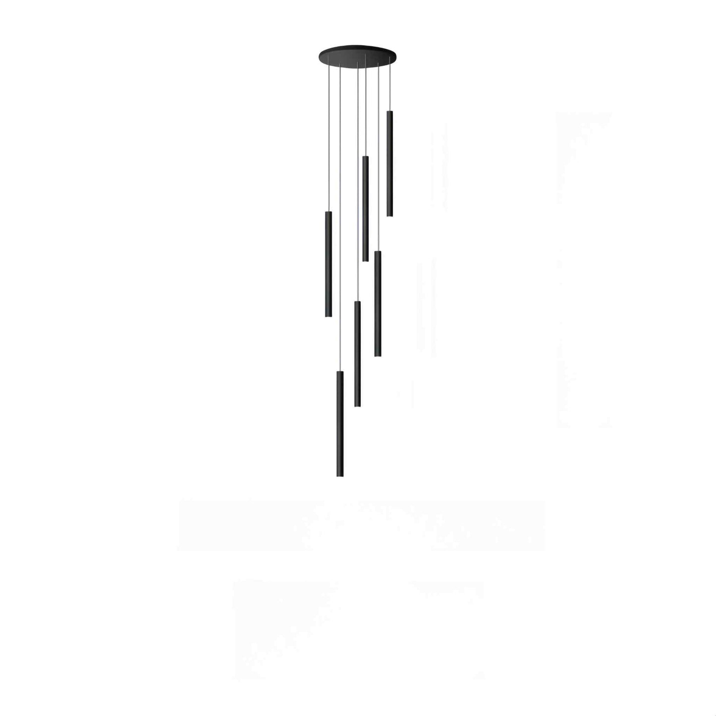 6 heads Staircase Chandelier - orangme.com