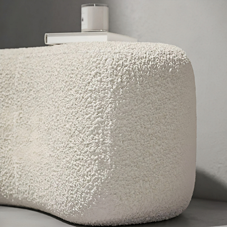 Stylish Upholstered Ottoman & Pouf - Orangme