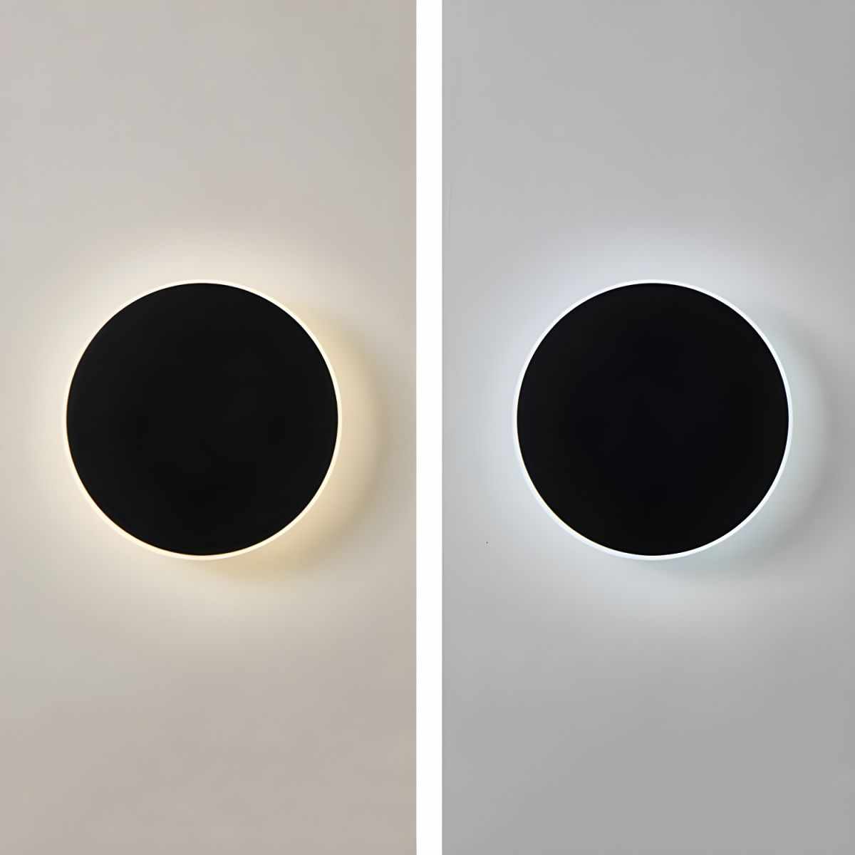 Modern Style Round LED Outdoor Wall Lighting - Sleek Design