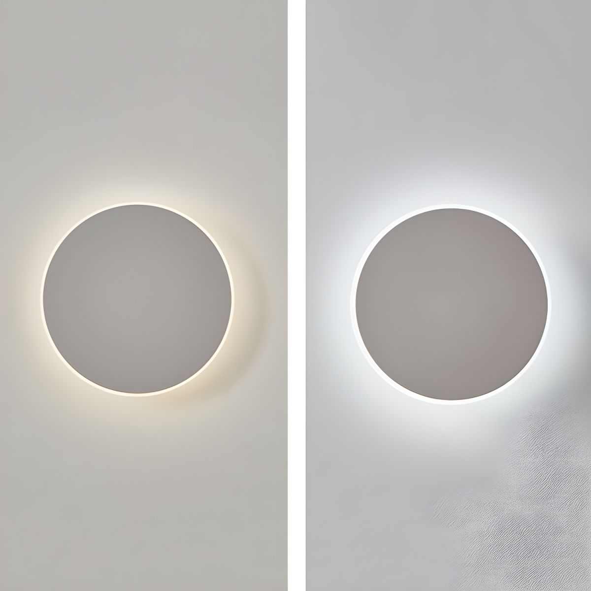Modern Style Round LED Outdoor Wall Lighting - Sleek Design