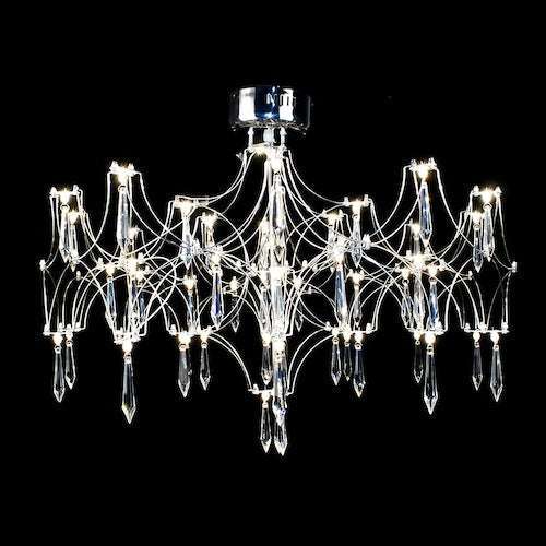 Crystal Chandelier - Stylish LED Design for Elegant Interiors - orangme.com