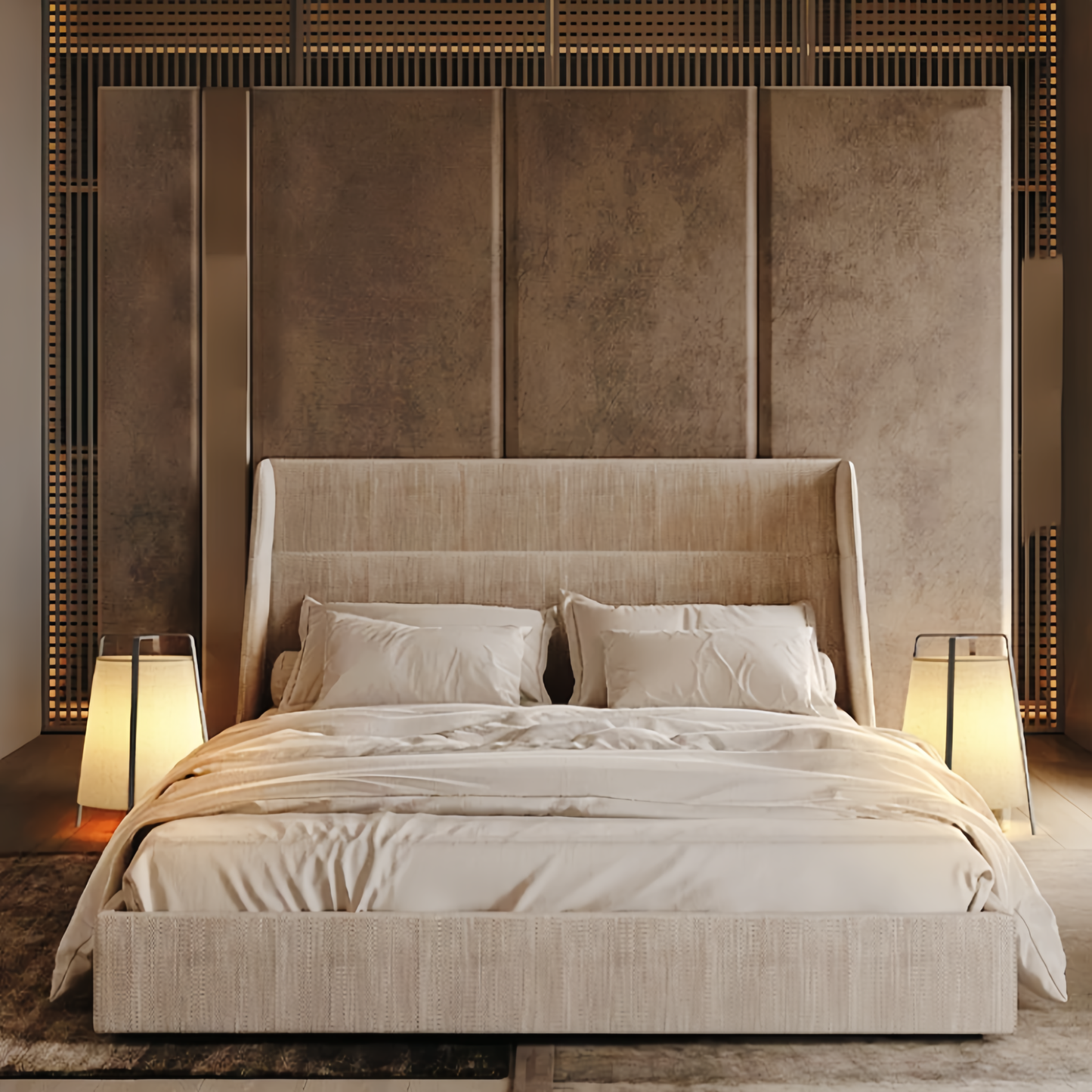 Japandi Bedroom Floor Light: Set the ToneOrangme