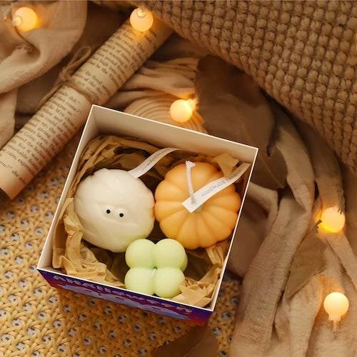 Halloween Pumpkin Candle | Candle Gift Set - Orangme