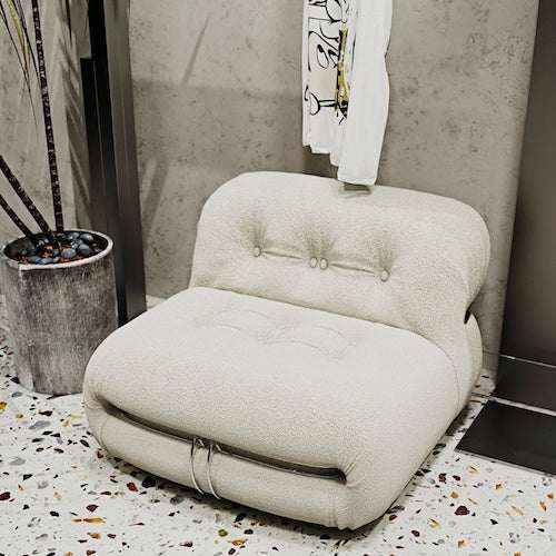 Sofa Set: Stylish Retro Seating with Sleek Lines & Plush Comfort - Orangme