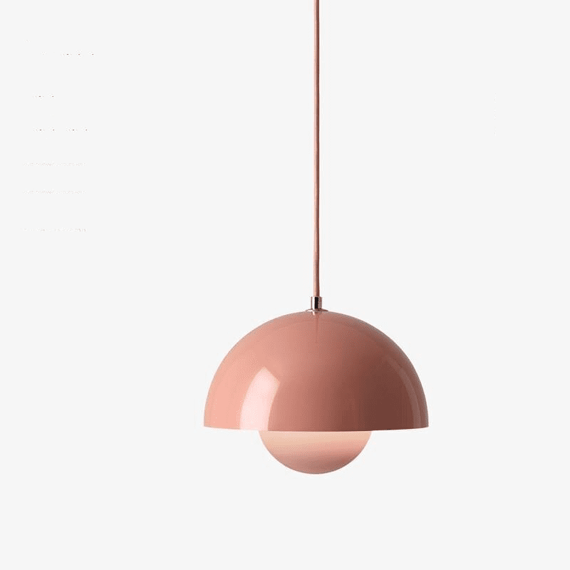 Pink Danish Pendant Light