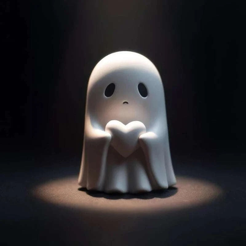 Halloween Ornaments | Finger Cute Ghost Statue - Orangme