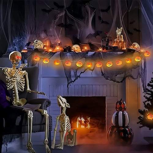 Halloween 1.5M/3M Battery Operated Led String LightsOrangme