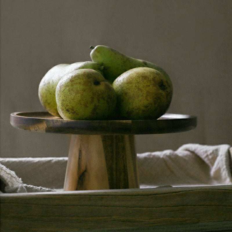 Wooden Cake Plate Stand | Unique Design - Orangme