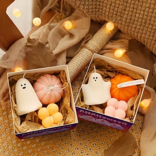Halloween Pumpkin Candle | Candle Gift Set - Orangme