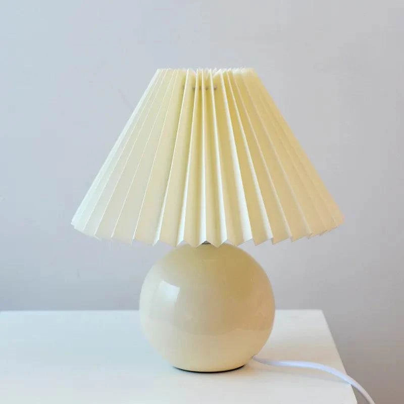 Pleated Lampshade Desk Lamp | Graceful Pleats