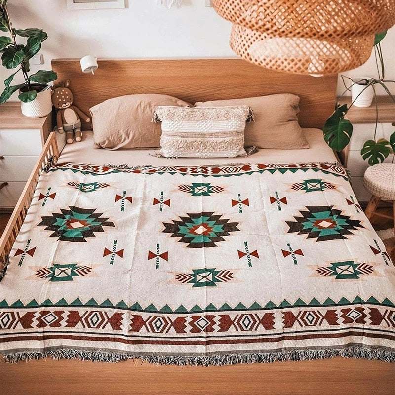 Outdoor Throw Blanket - Travel Rug - Orangme