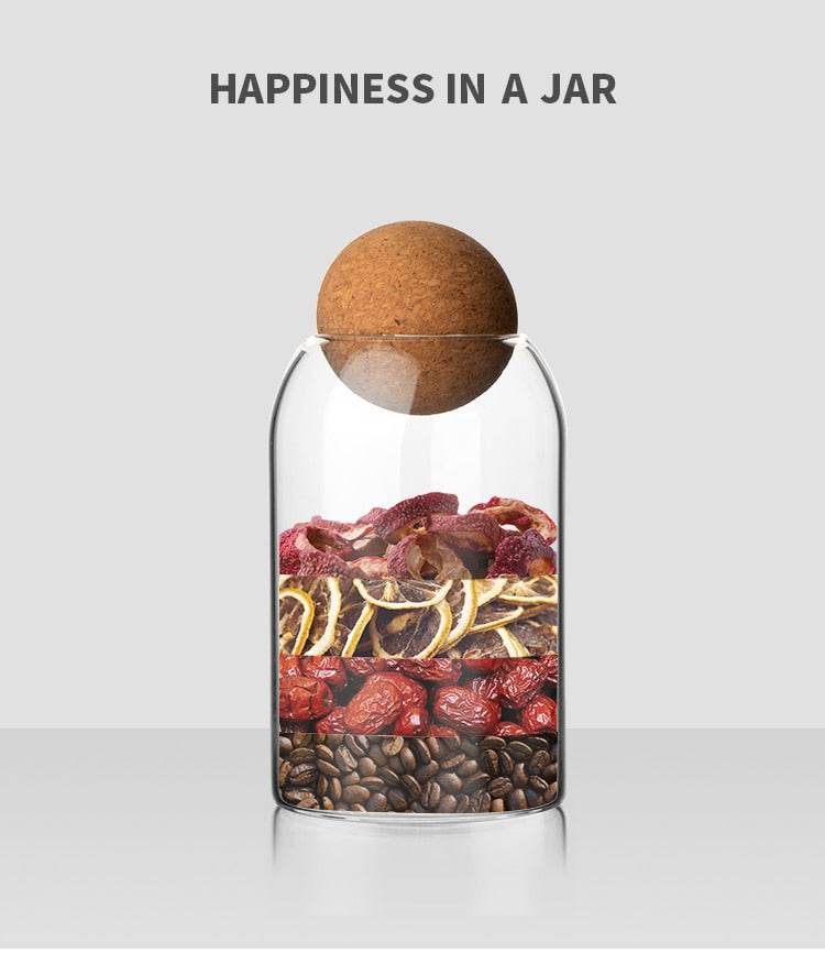 Storage Glass Jars - Orangme