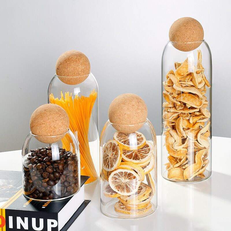 Storage Glass Jars - Orangme