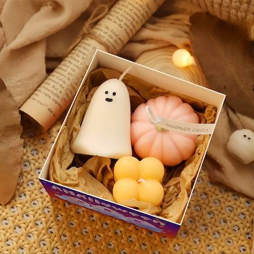Halloween Pumpkin Candle | Candle Gift Set - Orangme