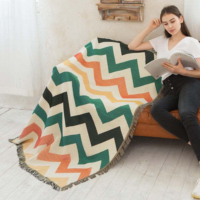 Quilted Throw Blanket | Ultimate ComfortOrangme