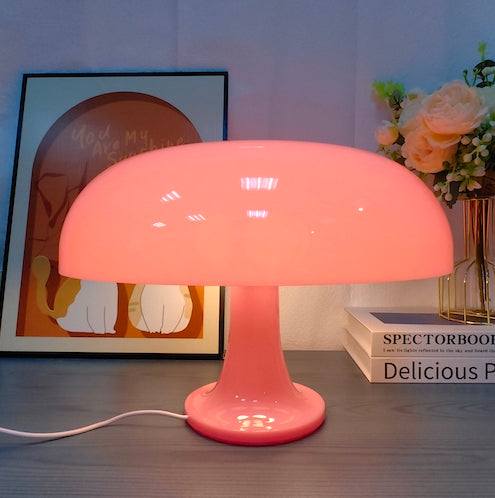 pink mushroom lamp
