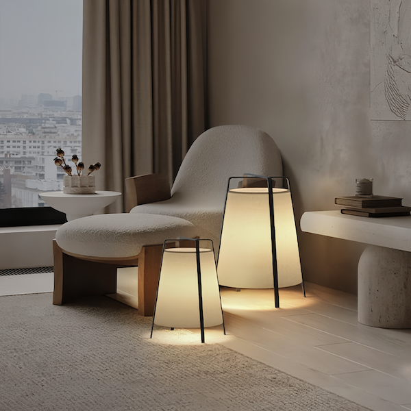 Japandi Bedroom Floor Light: Set the ToneOrangme