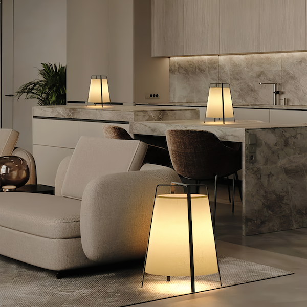 Japandi Bedroom Floor Light: Set the ToneOrangme