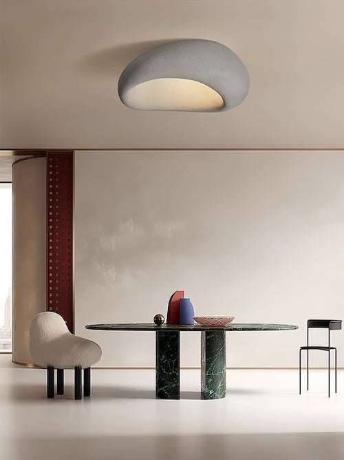 Japanese Wabi Sabi Led Ceiling Light | Timeless Aesthetic - Orangme