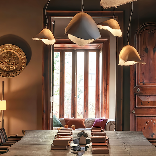 Living Room Pendant Light with Charming Fringe - orangme.com