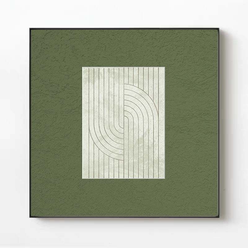 Green Wall Art|Artistic Escape - Orangme