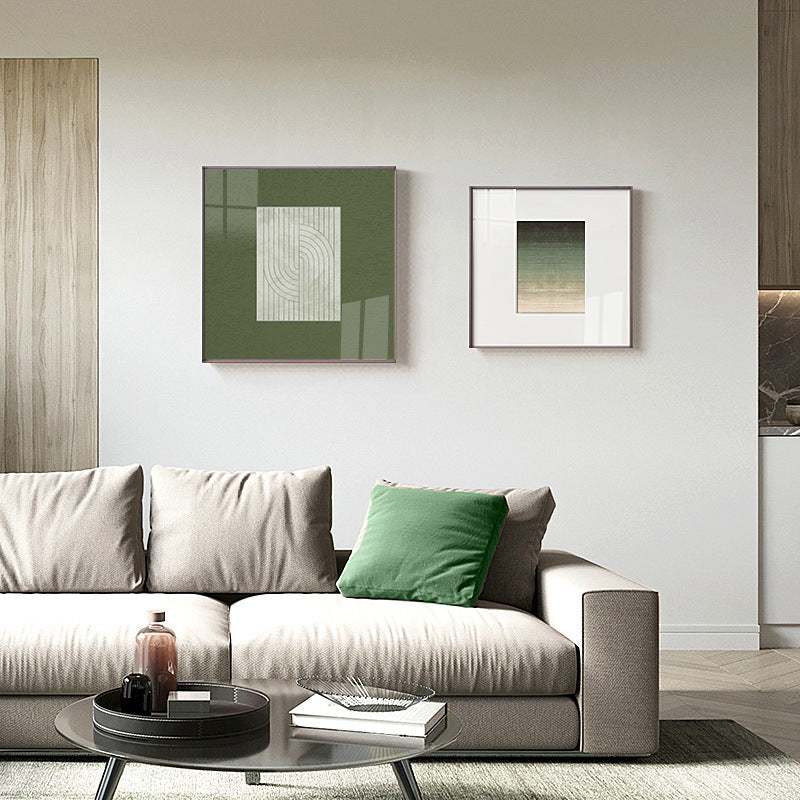 Green Wall Art|Artistic Escape - Orangme