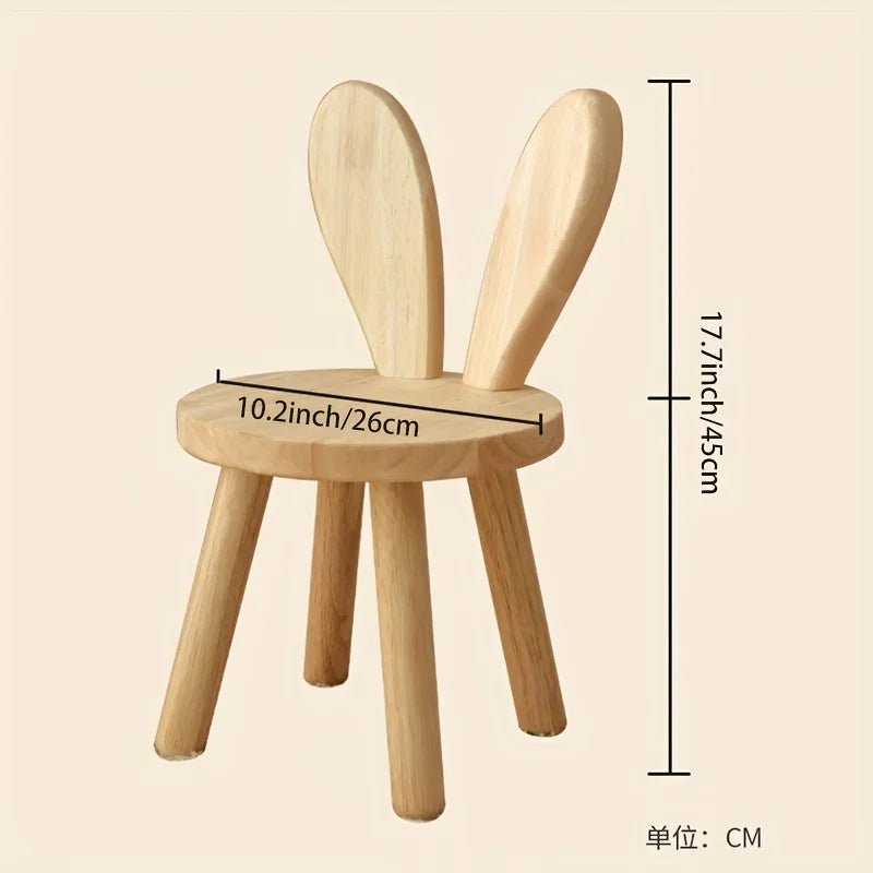 Kids Desk Chair - Adorable Rabbit Eared Design for Little Learners - orangme.com