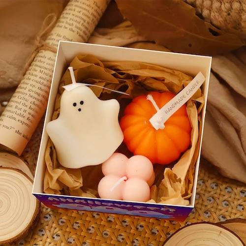 Halloween Pumpkin Candle | Candle Gift Set - Orangme