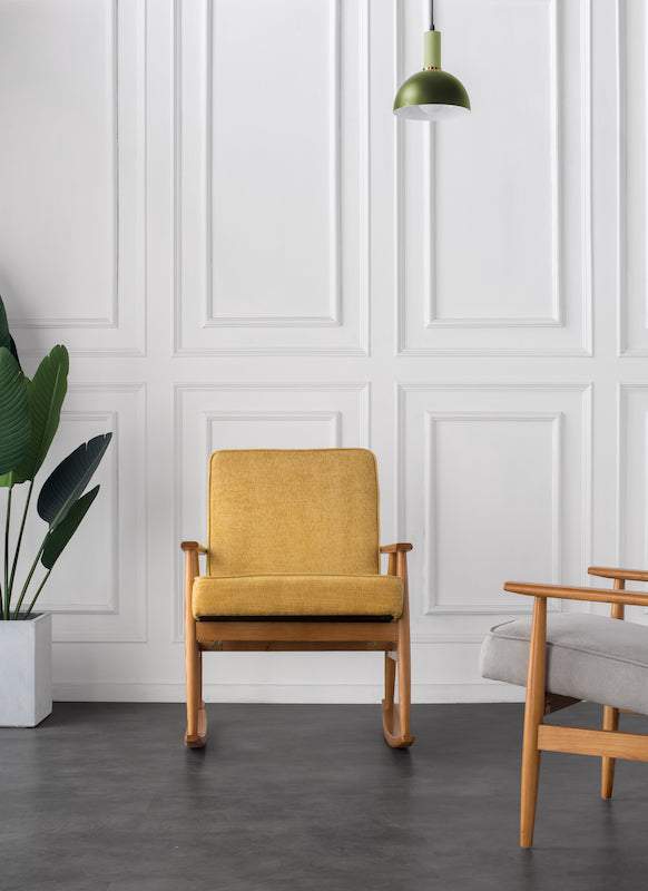 Ash Wood Rocking Chair | Chilling Home Decor - Orangme