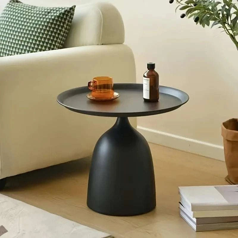 Contemporary Round Side Table: Sleek Design Meets Functionality - Orangme