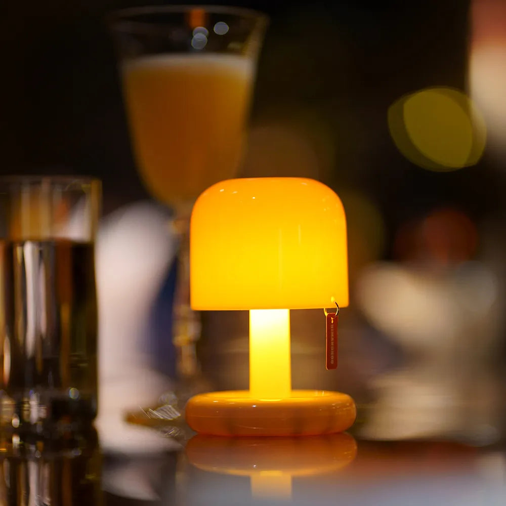 Mushroom Lamp - Portable Illumination & Healing Warmth - orangme.com