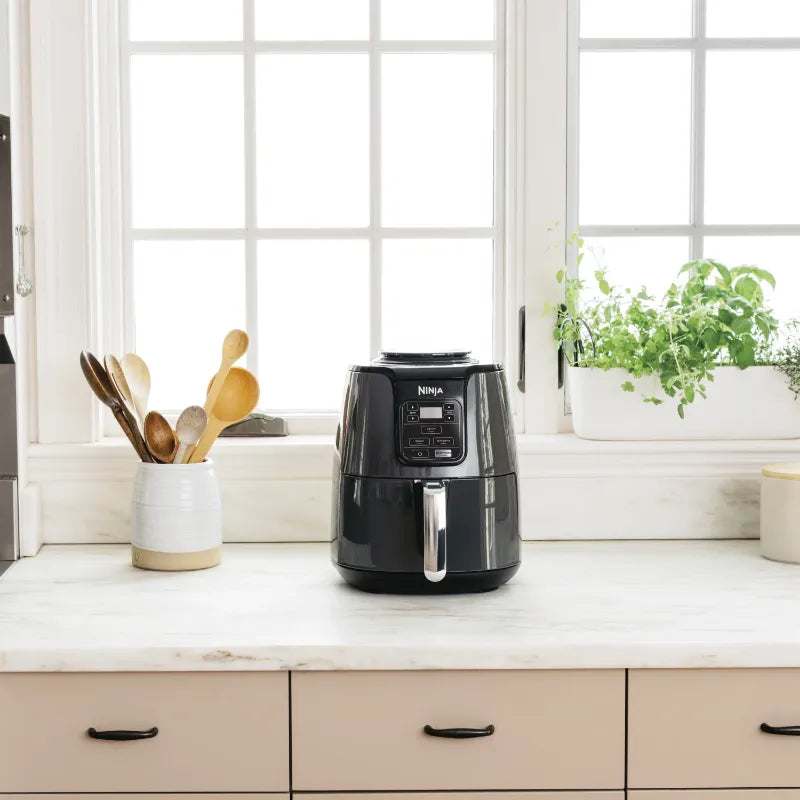 Ninja Air Fryer Sale | 4QT Air Fryer, Black, AF100WM - Orangme