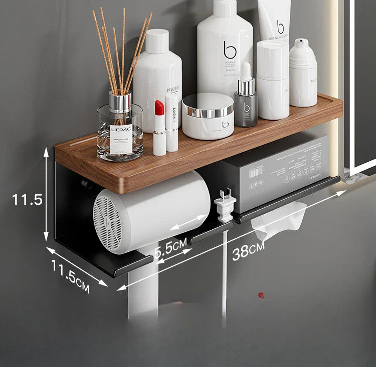Hairdryer Holder: Elevate Bathroom & Bedroom Decor - orangme.com