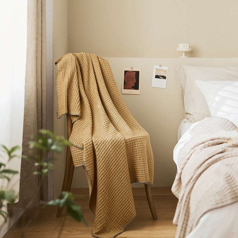 Cotton Waffle Blanket | Endless Warmth at HomeOrangme